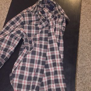 Amer Eagle Amer Casual Button Down